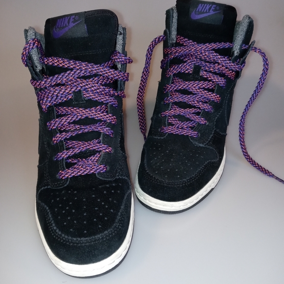 nike dunk sky hi black sail